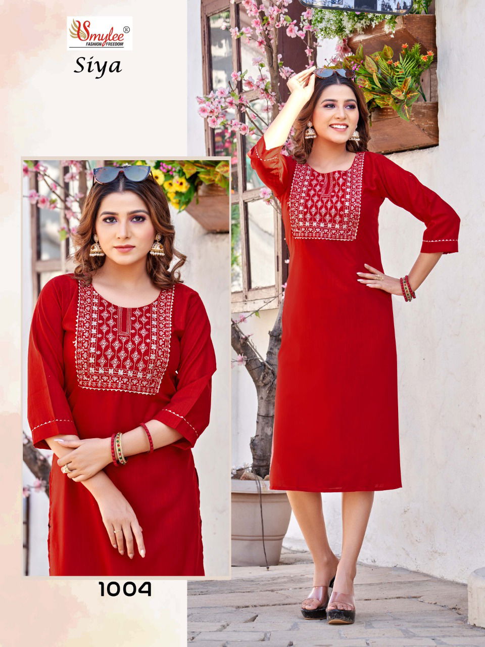 Rung Siya Ethnic Wear Wholesale Designer Kurtis Catalog